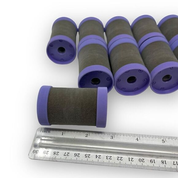 Conair More Big Curls 12 Replacement Velvet Flocked Hot Rollers Curlers CHV12P - Picture 6 of 7